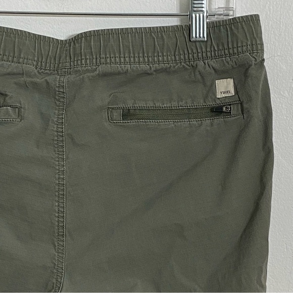 Vuori Ripstop Green Pants Women's Large  Organic Cotton Hiking Outdoor Casual - Picture 9 of 12